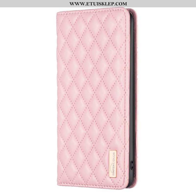 Etui Na Telefon do Samsung Galaxy S23 5G Etui Folio Pikowany Binfen Kolor